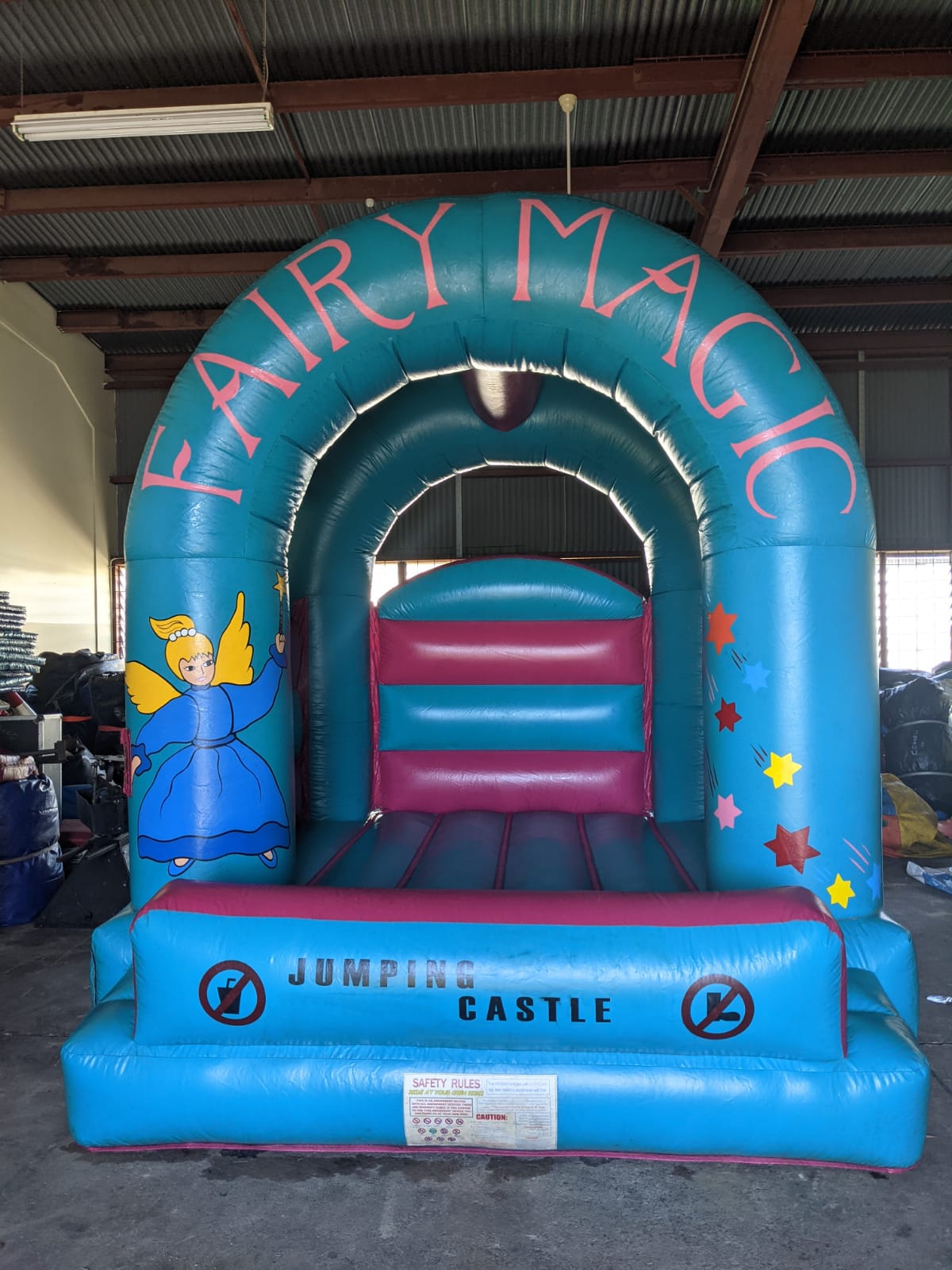 Fairy magic bouncy castle
